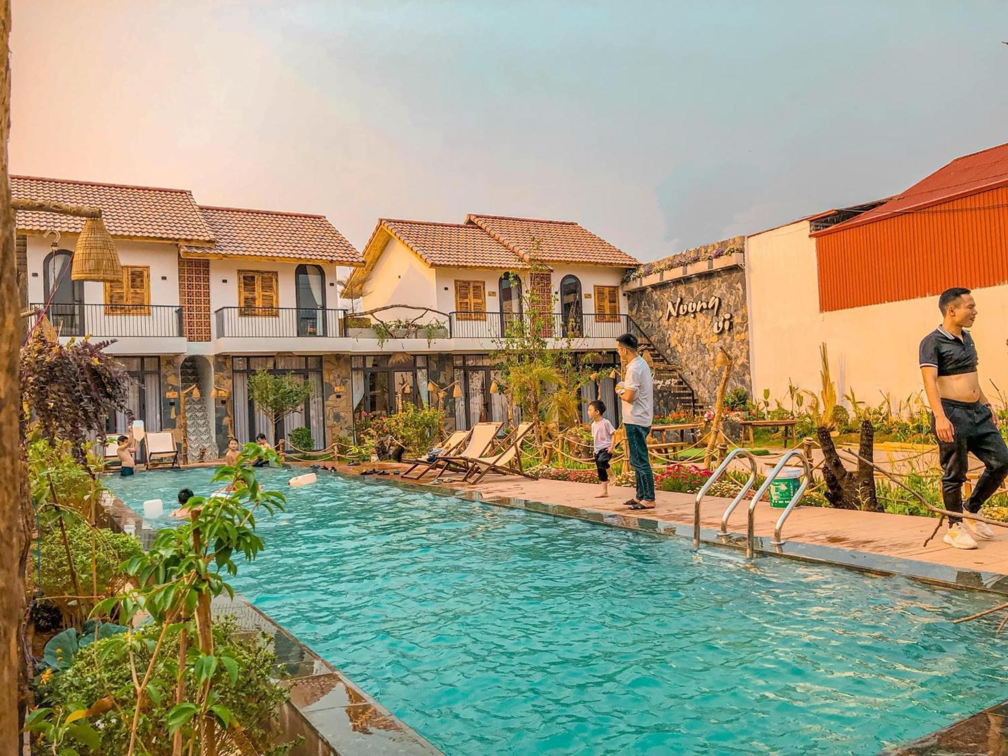 Noong Oi Homestay Moc Chau Buitenkant foto