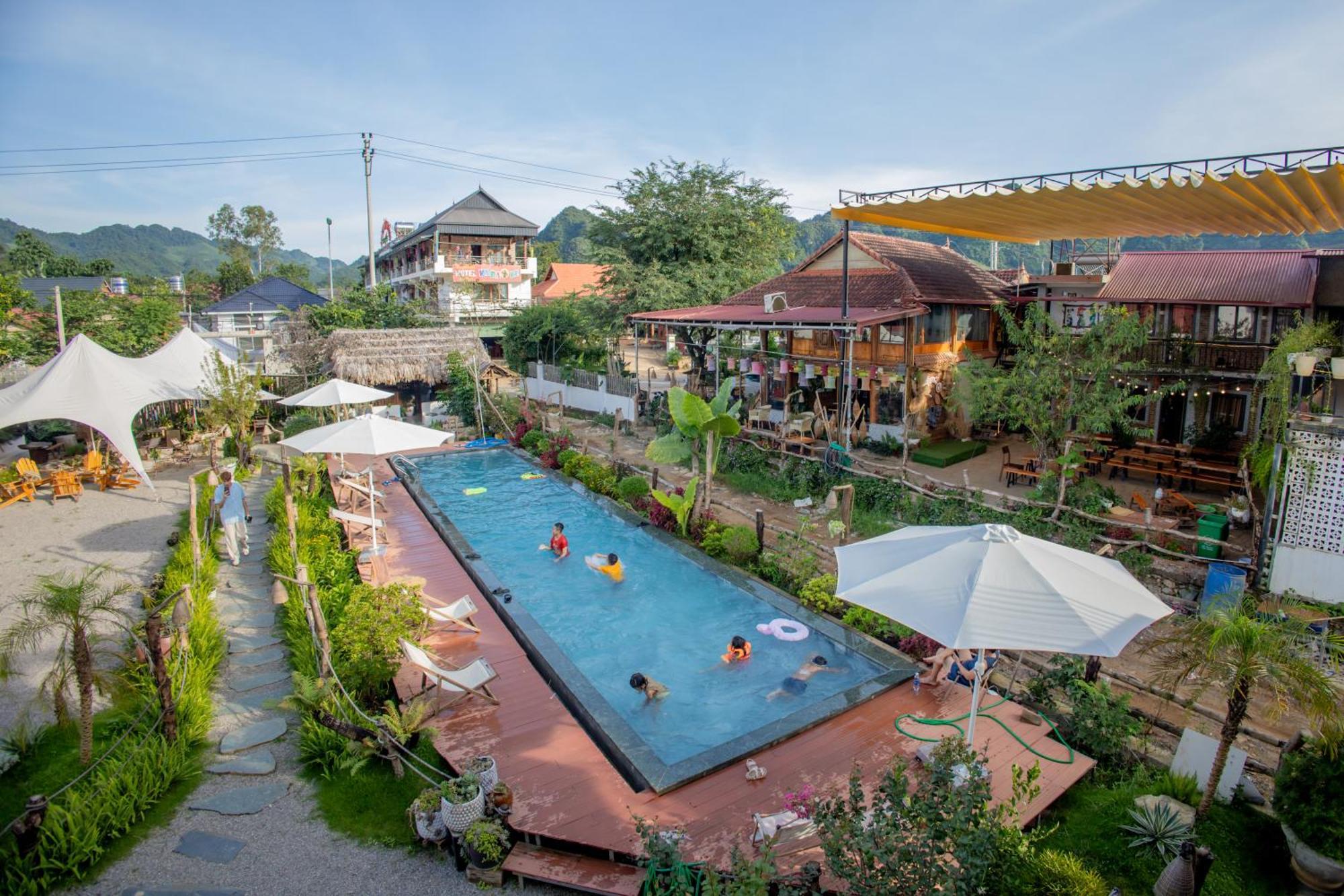 Noong Oi Homestay Moc Chau Buitenkant foto